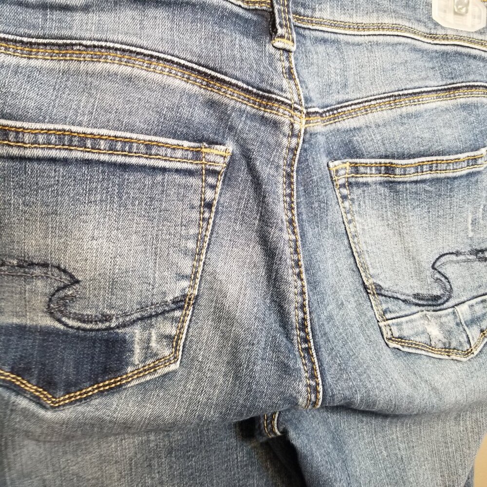Silver Jeans Co. Izzy Ankle Slim W29 / L27 Medium Wash Jeans - Picture 9 of 12
